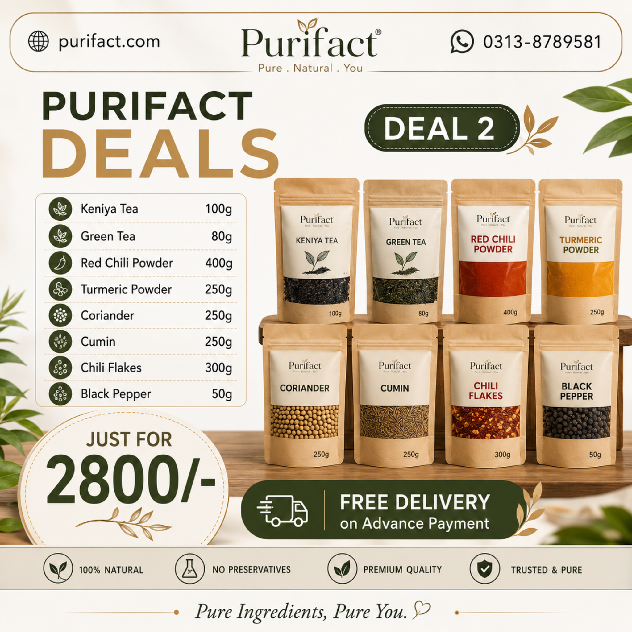 Mega Deal in 2800/- only with free delivery